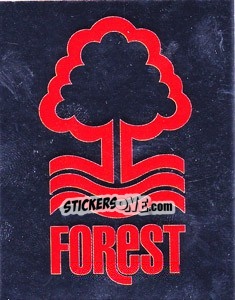 Sticker Nottingham Forest Club Badge - NPower Championship 2010-2011 n. 244 - Panini