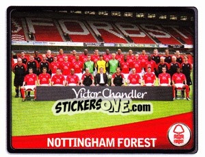 Cromo Nottingham Forest Team - NPower Championship 2010-2011 - Panini