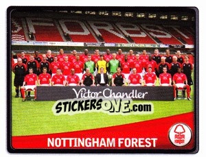 Sticker Nottingham Forest Team - NPower Championship 2010-2011 n. 246 - Panini