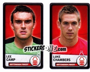 Sticker Lee Camp / Luke Chambers - NPower Championship 2010-2011 n. 247 - Panini