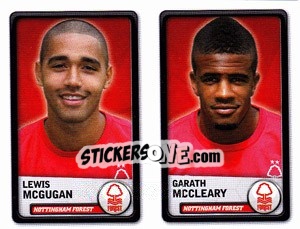 Sticker Lewis McGugan / Garath McCleary - NPower Championship 2010-2011 n. 250 - Panini