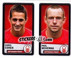 Sticker Chris Cohen / Paul McKenna - NPower Championship 2010-2011 - Panini