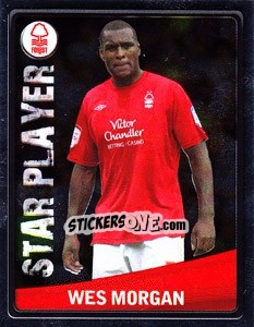 Figurina Wes Morgan - NPower Championship 2010-2011 - Panini