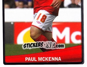 Sticker Paul McKenna - NPower Championship 2010-2011 n. 258 - Panini