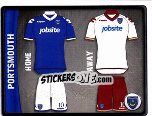Sticker Portsmouth Kit - NPower Championship 2010-2011 n. 260 - Panini