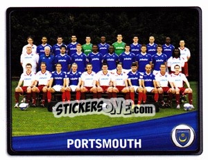 Figurina Portsmouth Team - NPower Championship 2010-2011 n. 261 - Panini
