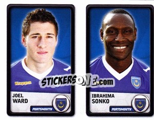 Sticker Joel Ward / ibrahima Sonko - NPower Championship 2010-2011 - Panini