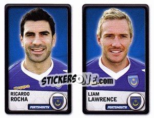 Sticker Ricardo Rocha / Liam Lawrence - NPower Championship 2010-2011 n. 265 - Panini