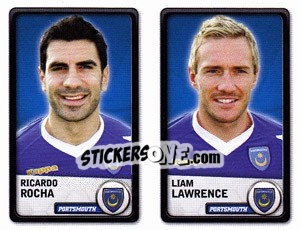 Cromo Ricardo Rocha / Liam Lawrence - NPower Championship 2010-2011 - Panini