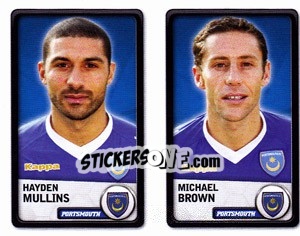 Sticker Hayden Mullins / Michael Brown - NPower Championship 2010-2011 n. 266 - Panini