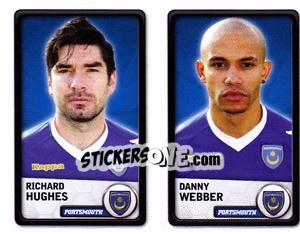Sticker Richard Hughes / Danny Webber - NPower Championship 2010-2011 n. 267 - Panini
