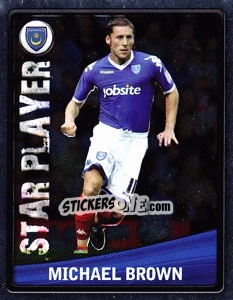 Sticker Michael Brown - NPower Championship 2010-2011 n. 269 - Panini