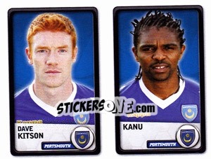 Sticker Dave Kitson / Nwankwo Kanu - NPower Championship 2010-2011 n. 271 - Panini