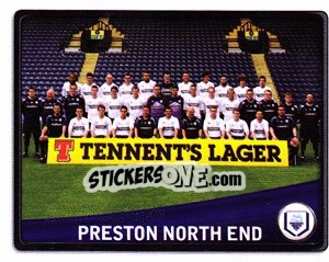 Sticker Preston North End Team - NPower Championship 2010-2011 - Panini