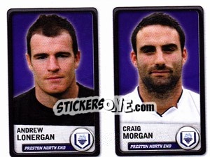 Sticker Andrew Lonergan / Craig Morgan - NPower Championship 2010-2011 n. 277 - Panini