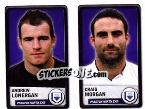 Figurina Andrew Lonergan / Craig Morgan - NPower Championship 2010-2011 - Panini