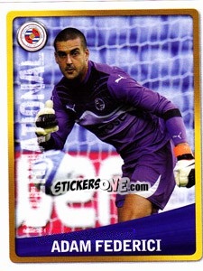 Sticker Adam Federici - NPower Championship 2010-2011 n. 292 - Panini