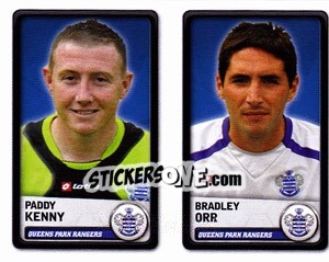 Figurina Paddy Kenny / Bradley Orr - NPower Championship 2010-2011 - Panini