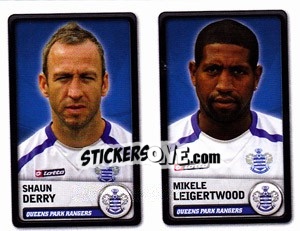 Sticker Shaun Derry / Mikele Leigertwood - NPower Championship 2010-2011 n. 303 - Panini