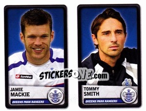 Sticker Jamie Mackie / tommy Smith - NPower Championship 2010-2011 - Panini