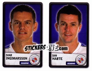 Sticker Ivar Ingimarsson / Ian Harte - NPower Championship 2010-2011 n. 316 - Panini