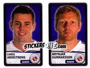 Sticker Chris Armstrong / Brynjar Gunnarsson - NPower Championship 2010-2011 n. 318 - Panini