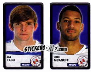 Sticker Jay Tabb / jobi Mcanuff - NPower Championship 2010-2011 n. 319 - Panini