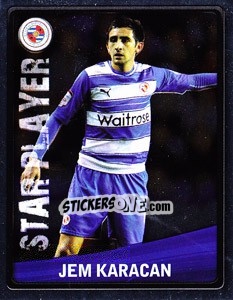 Sticker Jem Karacan - NPower Championship 2010-2011 n. 321 - Panini