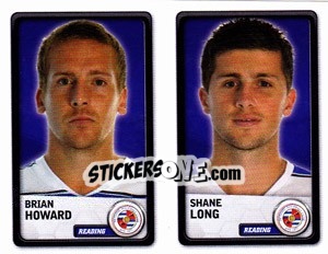 Sticker Brian Howard / Shane Long - NPower Championship 2010-2011 n. 323 - Panini
