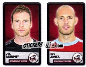 Sticker Joe Murphy / rob Jones - NPower Championship 2010-2011 - Panini