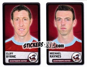 Sticker Cliff Byrne / Michael Raynes - NPower Championship 2010-2011 n. 331 - Panini