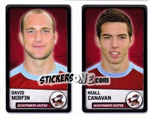 Sticker David Mirfin / Niall Canavan - NPower Championship 2010-2011 n. 332 - Panini