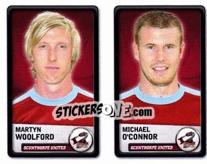 Sticker Martyn Woolford / Michael O'Connor - NPower Championship 2010-2011 - Panini