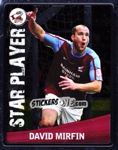 Sticker David Mirfin - NPower Championship 2010-2011 - Panini