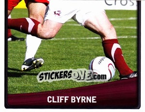 Sticker Cliff Byrne - NPower Championship 2010-2011 - Panini