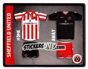 Sticker Sheffield United Kit - NPower Championship 2010-2011 - Panini