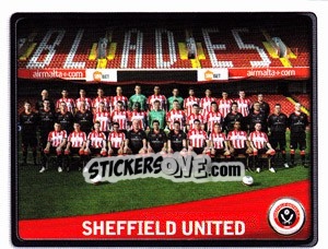 Cromo Sheffield United Team - NPower Championship 2010-2011 - Panini