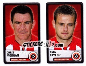 Figurina Chris Morgan / Andy Taylor - NPower Championship 2010-2011 - Panini