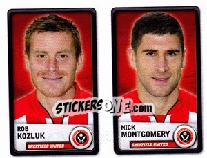 Sticker Rob Kozluk / nick Montgomery - NPower Championship 2010-2011 n. 347 - Panini