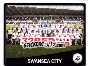 Sticker Swansea City Team - NPower Championship 2010-2011 n. 359 - Panini