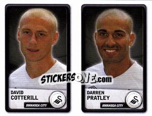 Sticker David Cotterill / Darren Pratley - NPower Championship 2010-2011 n. 363 - Panini