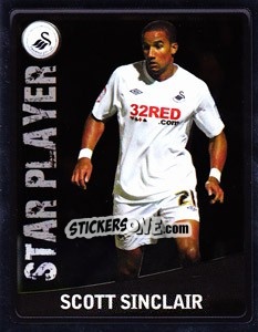 Sticker Scott Sinclair - NPower Championship 2010-2011 n. 367 - Panini