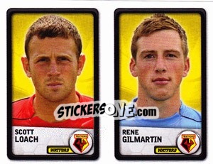 Sticker Scott Loach / rene Gilmartin - NPower Championship 2010-2011 n. 375 - Panini
