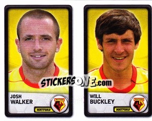 Sticker Josh Walker / Will Buckley - NPower Championship 2010-2011 - Panini