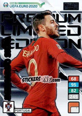 Sticker Bernardo Silva - Road to UEFA Euro 2020. Adrenalyn XL n. LE-BS - Panini