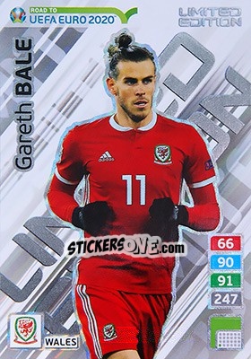 Sticker Gareth Bale - Road to UEFA Euro 2020. Adrenalyn XL n. LE-GBA - Panini