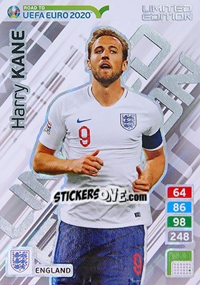 Sticker Harry Kane - Road to UEFA Euro 2020. Adrenalyn XL n. LE-HK - Panini