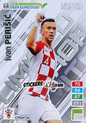 Sticker Ivan Perišic - Road to UEFA Euro 2020. Adrenalyn XL n. LE-IP - Panini
