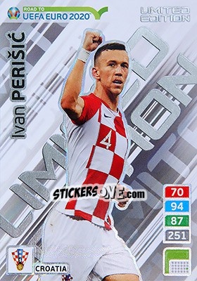 Figurina Ivan Perišic - Road to UEFA Euro 2020. Adrenalyn XL - Panini