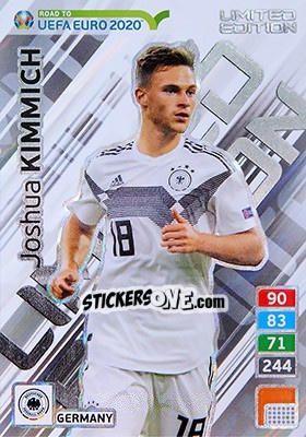 Sticker Joshua Kimmich - Road to UEFA Euro 2020. Adrenalyn XL n. LE-JK - Panini